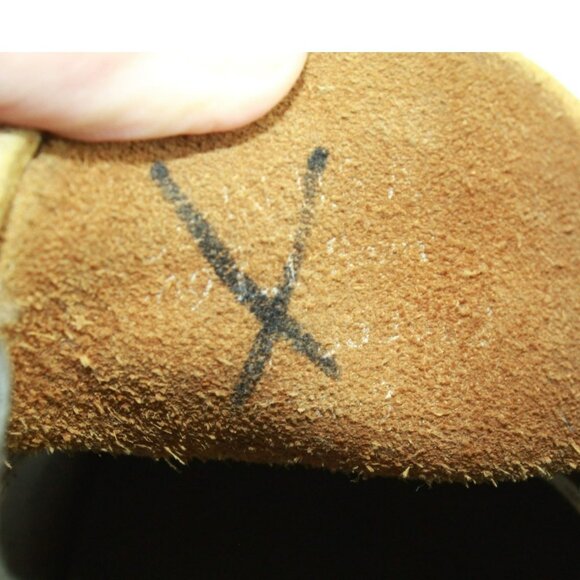 LL Bean Brown Leather Lace Up Unlined Gumshoes Ankle Duck Boots Size 7 M - Picture 8 of 10